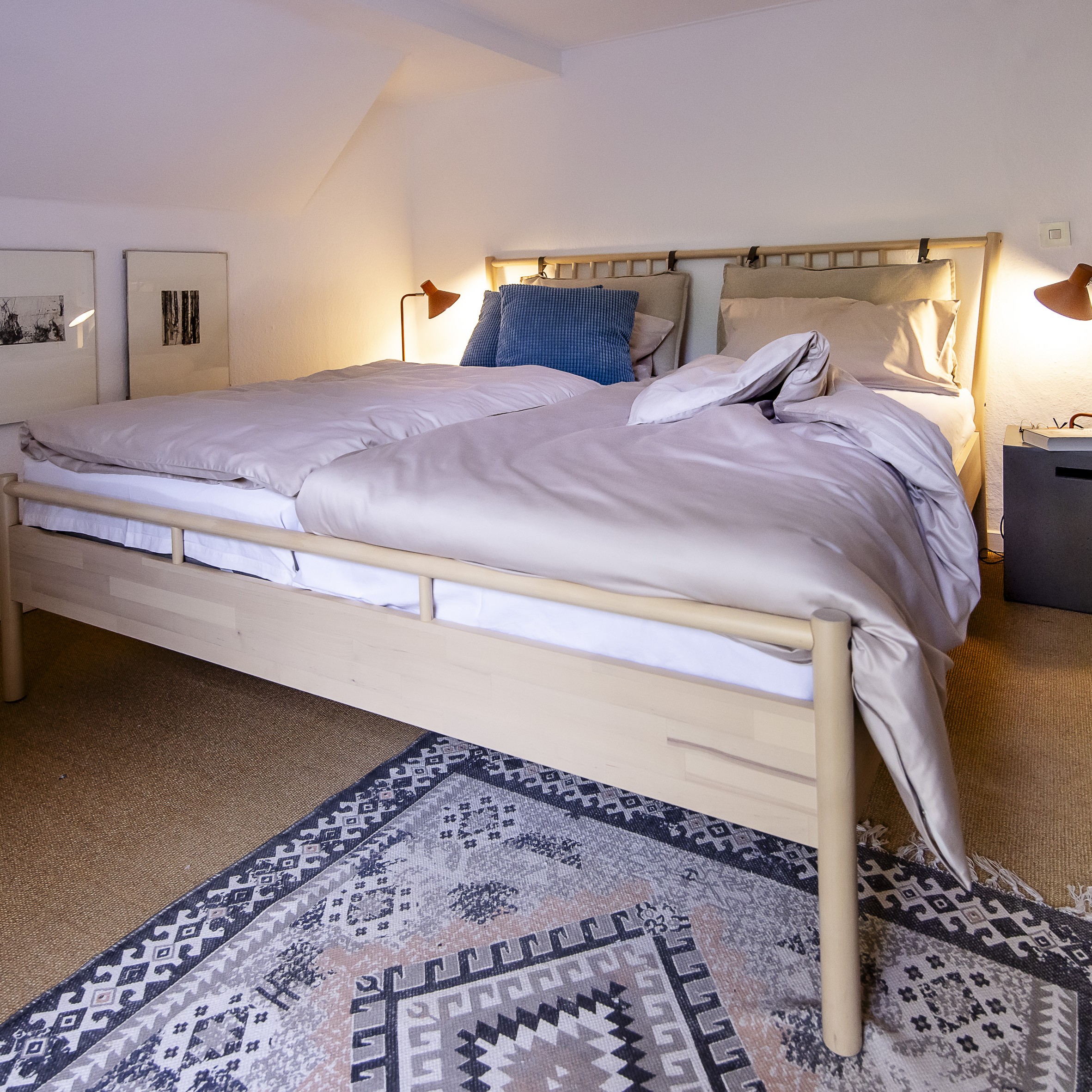Schlafzimmer,Doppelbett